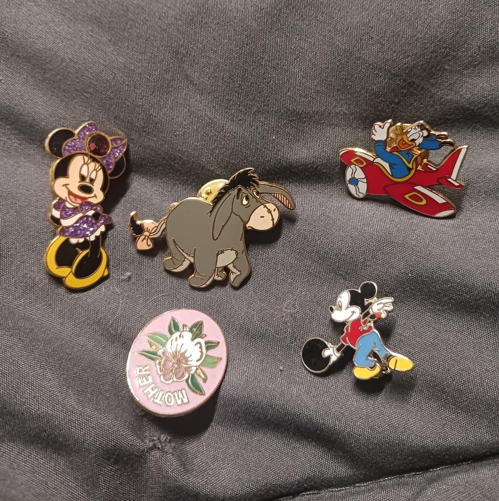 Vintage assortment of Disney pins